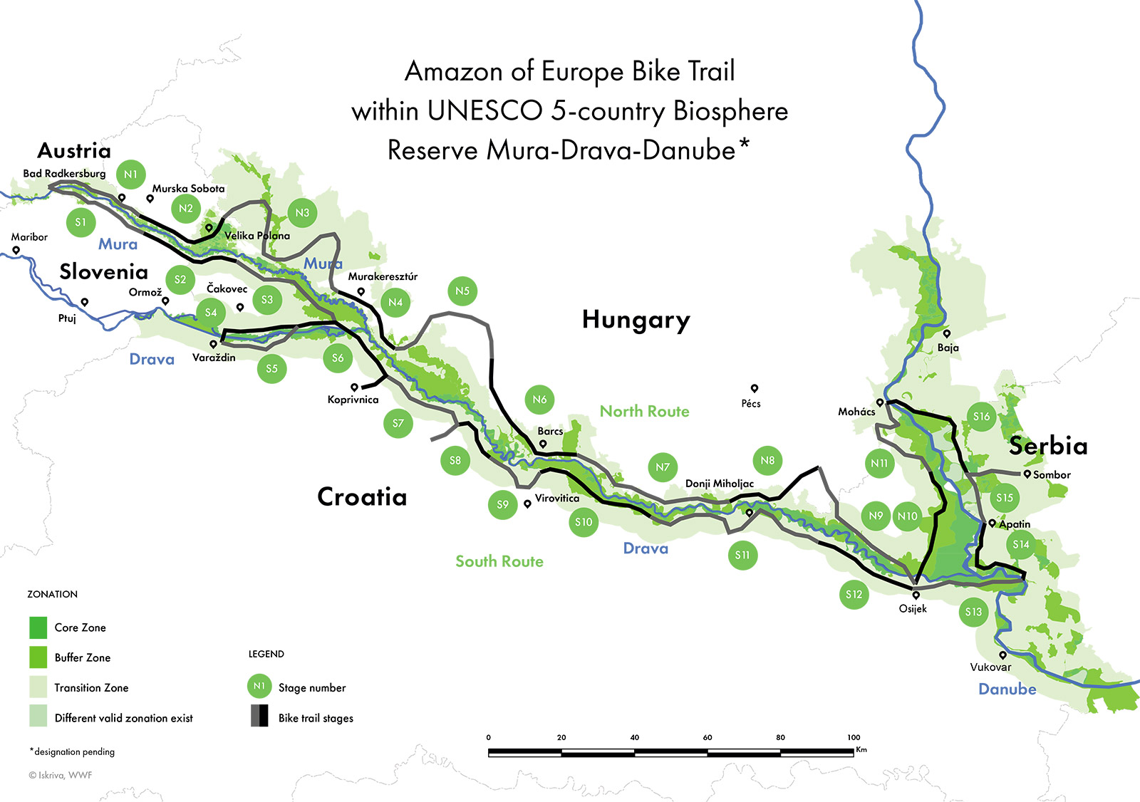 gips dienen Oogverblindend Amazon of Europe Bike Trail - Route - Podravina & Prigorje Bike